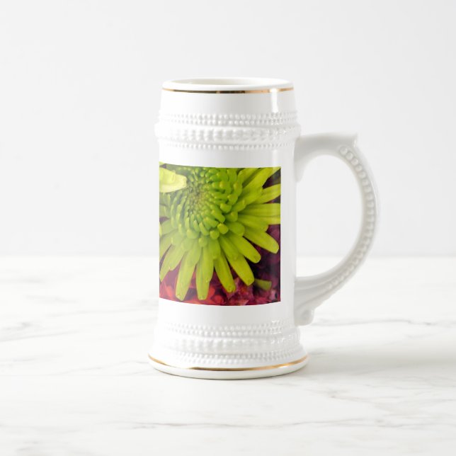 Caneca De Cerveja flores de crisântemo (Direita)