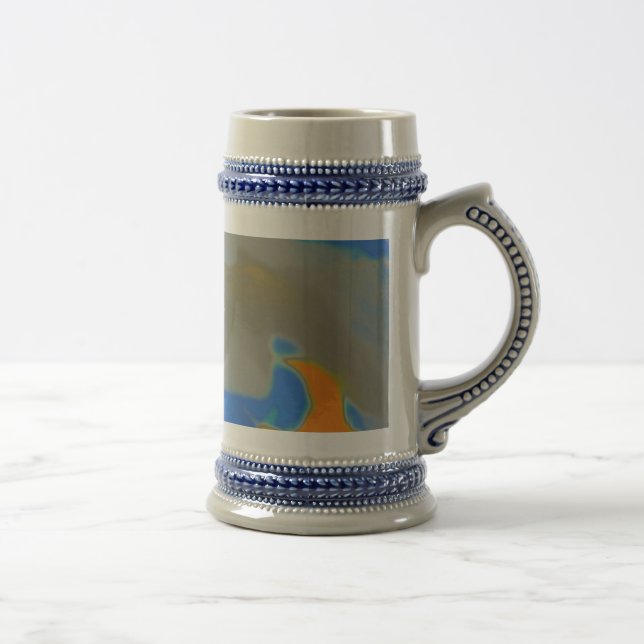 Caneca De Cerveja Flores de maçã claro b/o/g (Direita)