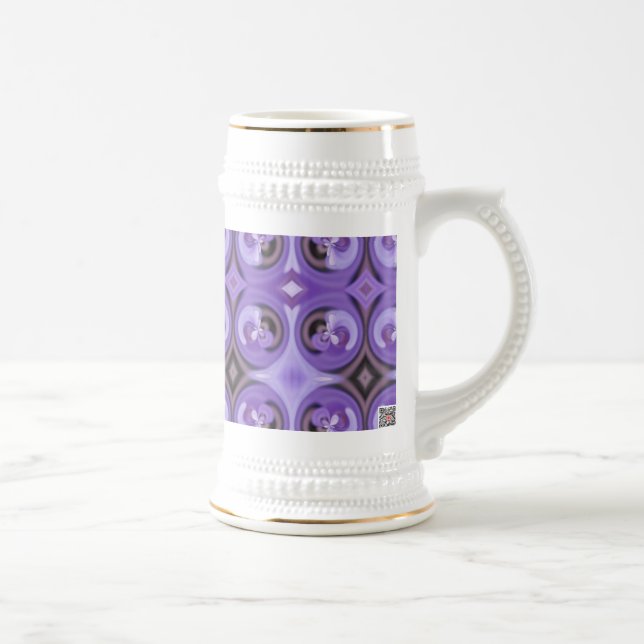 Caneca De Cerveja Flores de Primavera (Direita)