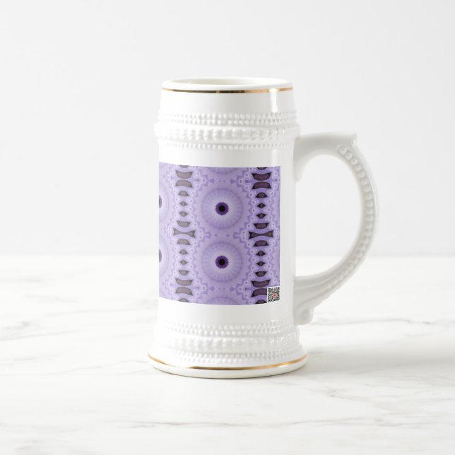 Caneca De Cerveja Flores Roxas (Direita)