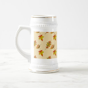 Caneca De Cerveja Folhas de carvalho de carvalho