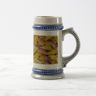 Caneca De Cerveja Folhas de outono caídas