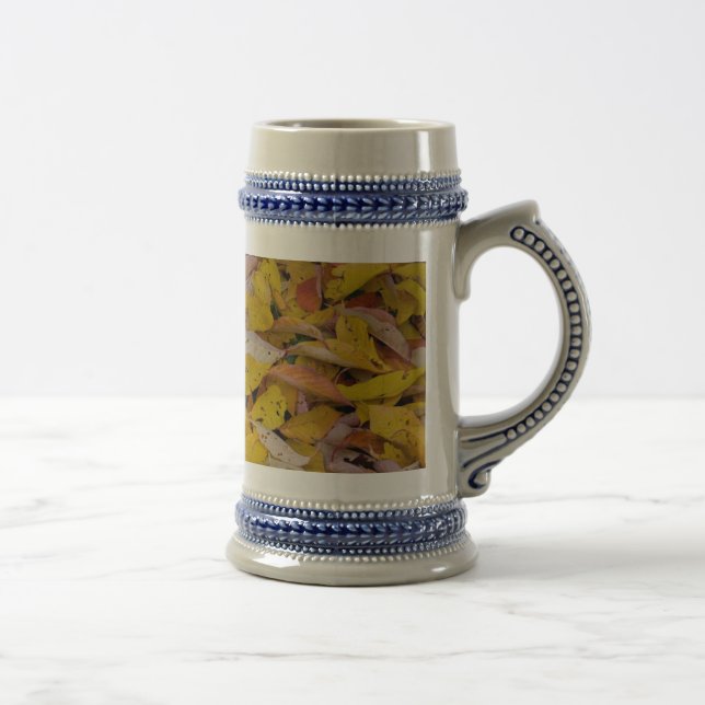 Caneca De Cerveja Folhas de outono caídas (Direita)