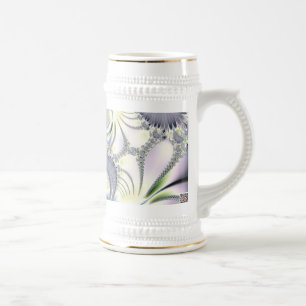 Caneca De Cerveja Folhas Roxas