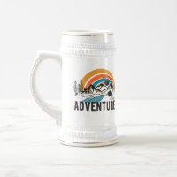 Fora/Camping Beer Mug para Amantes Adventure
