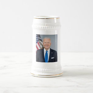 Caneca De Cerveja Foto da Casa Branca do Presidente Americano Joe Bi