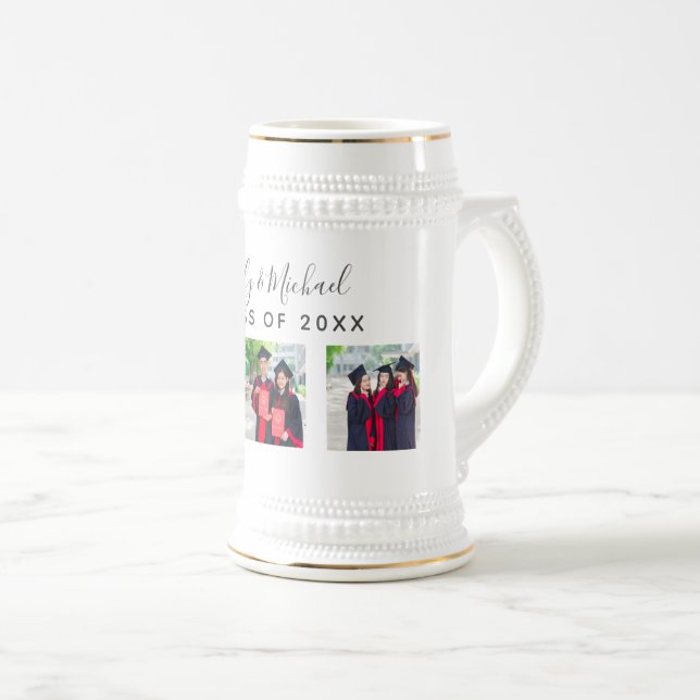 Caneca De Cerveja FOTO de Graduação - Ofertas e Anúncios Personaliza (Frente Esquerda)