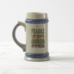 Caneca De Cerveja Frágil, acabei de largar minha filha na faculdade