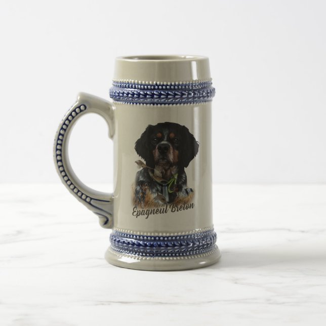 Caneca De Cerveja Francês Bretanha, Arte de Caça a Pássaros (Esquerda)
