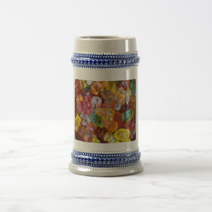 Caneca De Cerveja Fundo de Ursinhos de Goma