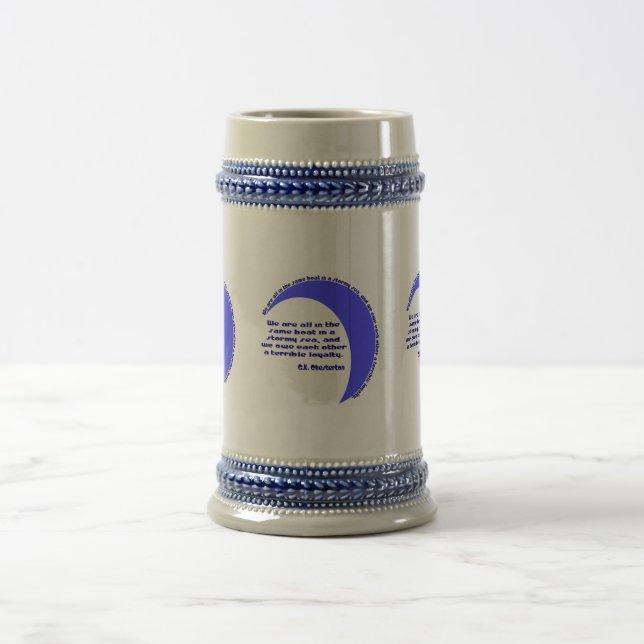 Caneca De Cerveja G. K. Chesterton Mar Tempestuoso (Centro)