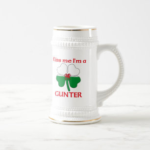 Caneca De Cerveja Galês personalizado beija-me que eu sou Gunter
