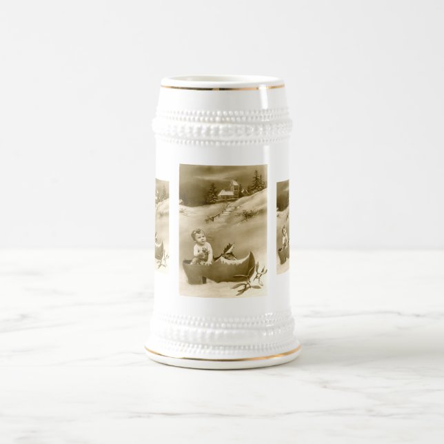 Caneca De Cerveja Garoto de Natal, entupido e confeito (Centro)