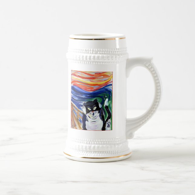 Caneca De Cerveja Gatinho Gritar (Direita)