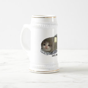 Caneca De Cerveja Gato de Batata Triste
