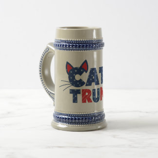 Caneca De Cerveja Gatos para Trump Mug 2024