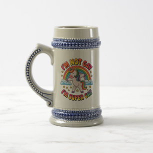 Caneca De Cerveja Gay Eu Sou Super Gay Sublimação-60681 Camisa Tri-B