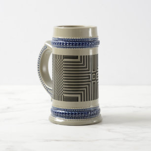 Caneca De Cerveja geometria de fundo de construção