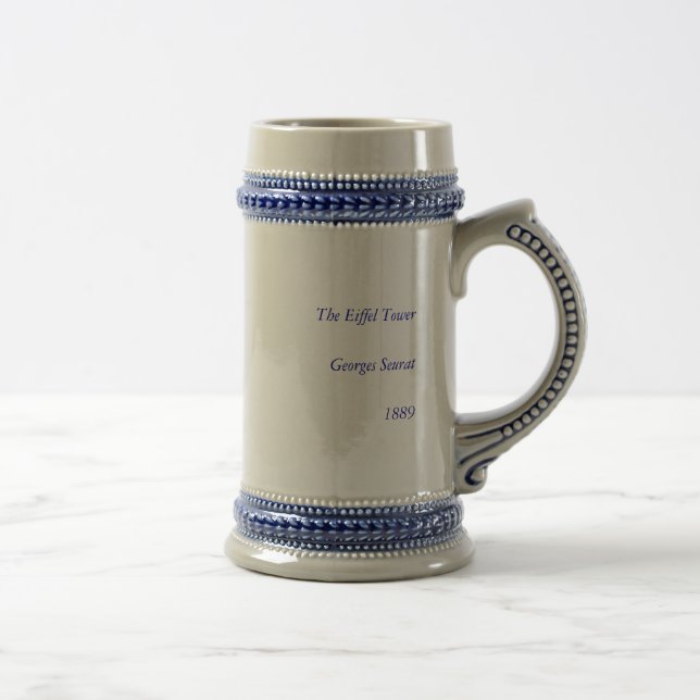 Caneca De Cerveja Georges Seurat: A Torre Eiffel (1889) (Direita)