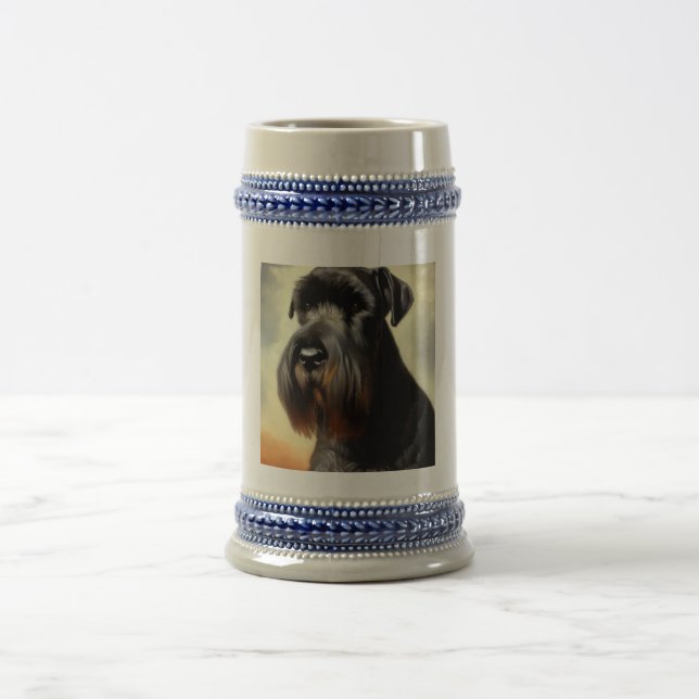 Caneca De Cerveja Giant Schnauzer Dog (Centro)