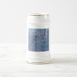 Caneca De Cerveja Giving and receiving flowers(lace) マグカップ