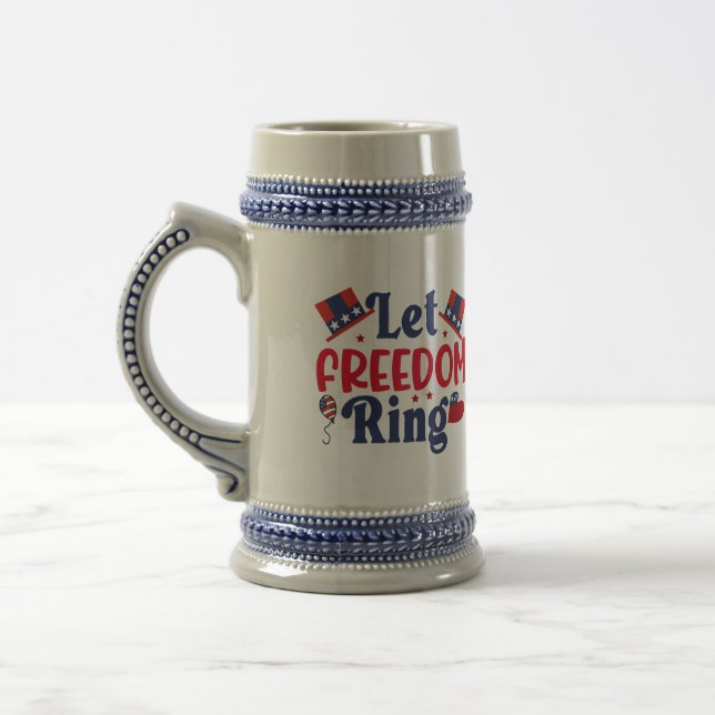 Caneca De Cerveja God Bless America (Esquerda)