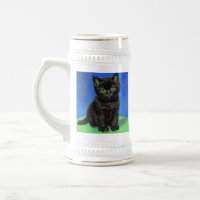 Gogh Style Black Kitten