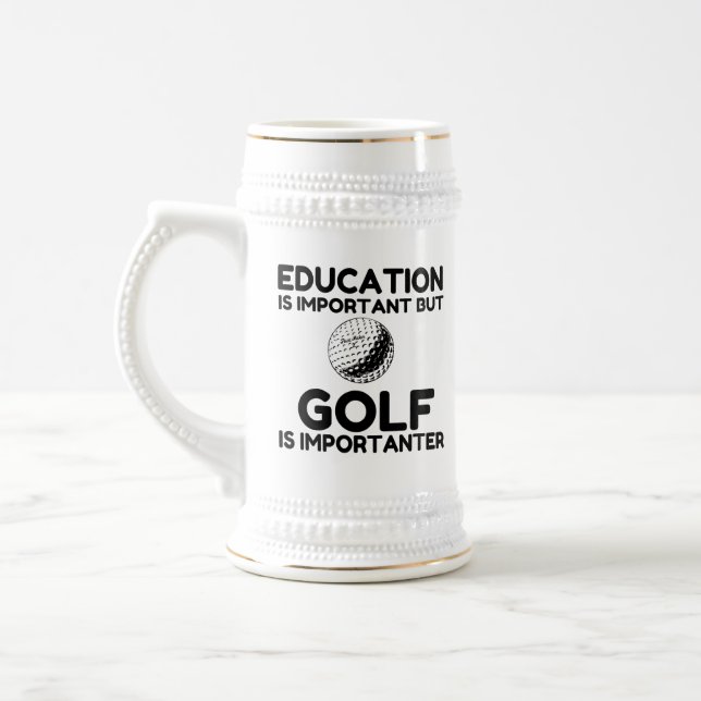 CANECA DE CERVEJA GOLF É IMPORTANTE (Esquerda)