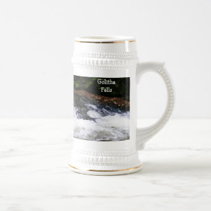 Caneca De Cerveja Golitha Falls River Fowey Cornwall Inglaterra