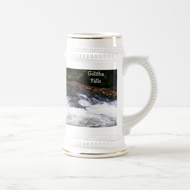 Caneca De Cerveja Golitha Falls River Fowey Cornwall Inglaterra (Direita)