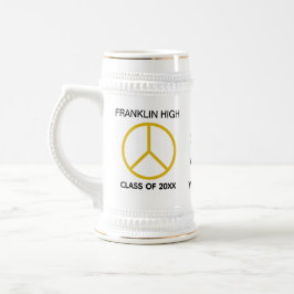 Caneca De Cerveja Graduação da Turma de 2026 – Graduada em Paz