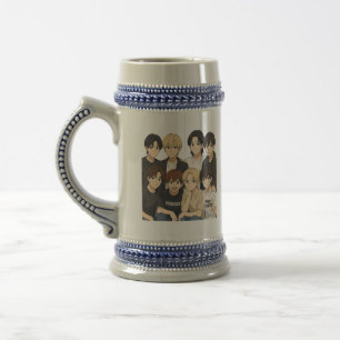 Caneca De Cerveja Gráfico de Animação de Crianças Raias