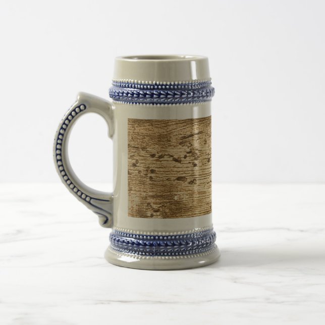 Caneca De Cerveja Grão de Madeira Original (Esquerda)