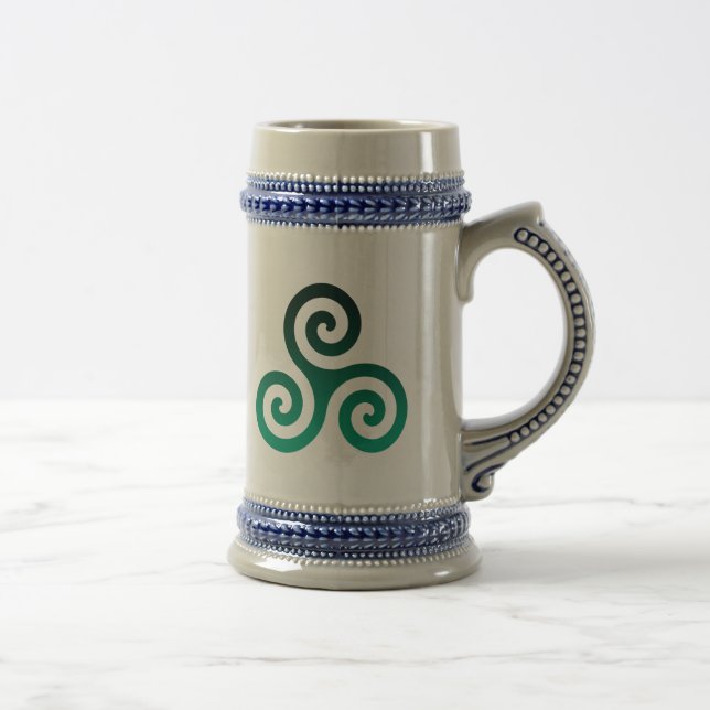 Caneca De Cerveja Green Triskele (Direita)