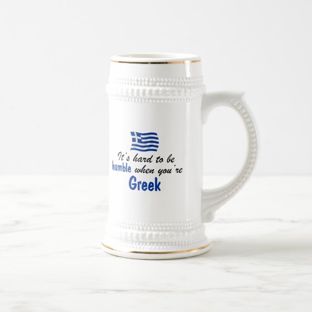 Caneca De Cerveja Grego humilde (Direita)