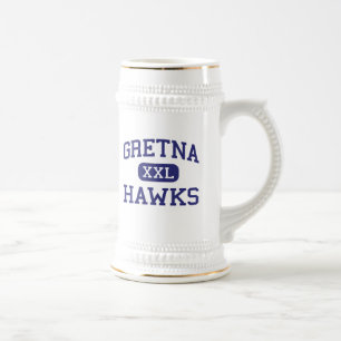 Caneca De Cerveja Gretna - falcões - segundo grau - Gretna Virgíni