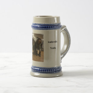 Caneca de cerveja Grýla e Leppalúði