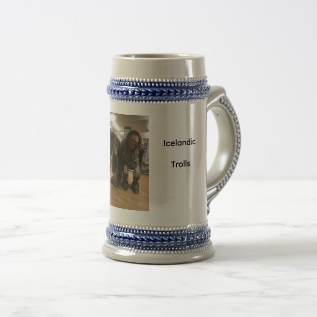 Caneca de cerveja Grýla e Leppalúði (Frente Esquerda)