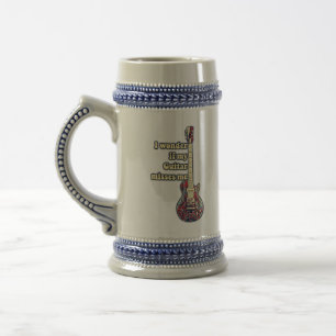 Caneca De Cerveja guitarristas positivos para guitarristas