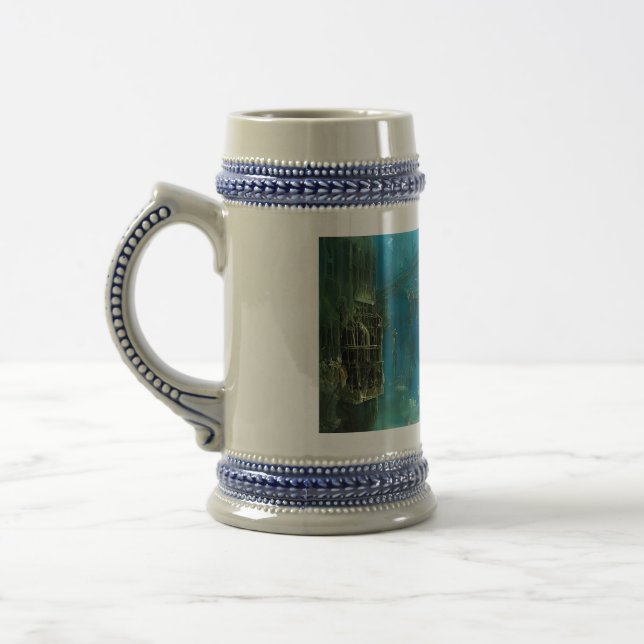 Caneca De Cerveja Habitáculo submarino estranho (Esquerda)