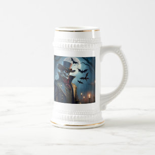 Caneca De Cerveja Halloween Steampunk Southern Gothic Zumbi