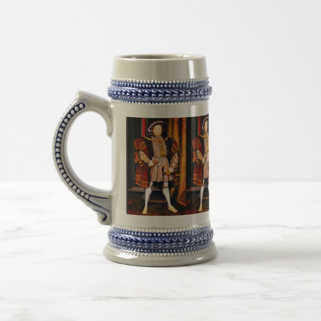 Caneca De Cerveja Henry VIII Tudors História Rei Inglaterra seis Esp (Esquerda)