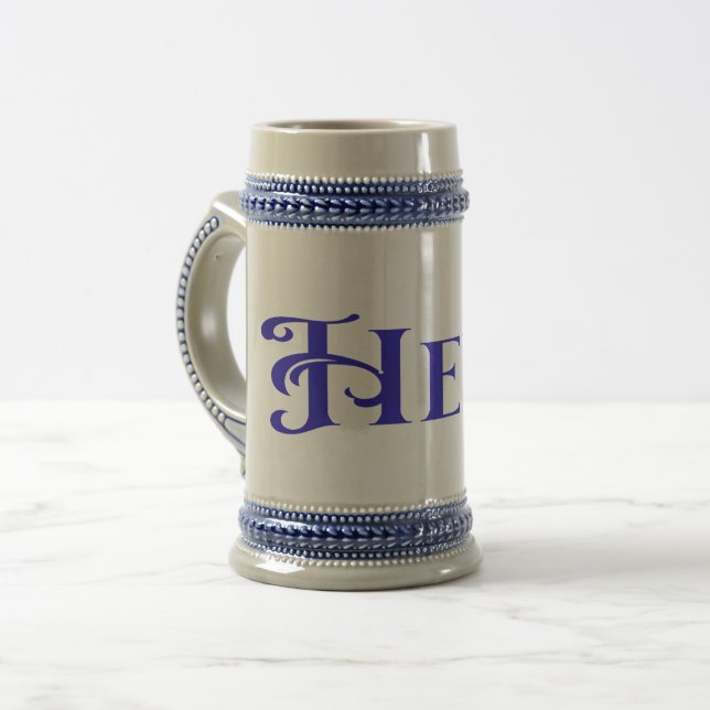 Caneca de Cerveja Hero (Frente Esquerda)