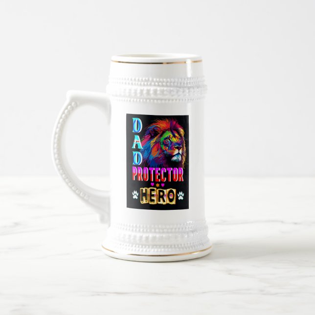 Caneca De Cerveja Herói protetor do pai (Esquerda)