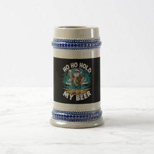 Caneca De Cerveja Ho Ho Segure Minha Cerveja Natal em Julho Santa de