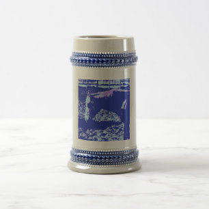 Caneca De Cerveja Horse Grazing Pop Art