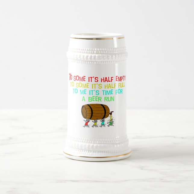 Caneca De Cerveja Humor do funcionamento da cerveja (Centro)