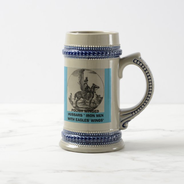 CANECA DE CERVEJA HUSSARS VOADOS POLIMENTO (Direita)