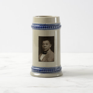 Caneca De Cerveja Ícone da História Negra: Booker T Washington, Retr