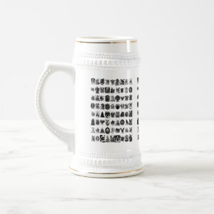 Caneca De Cerveja Ícones Infernais A Coleção Goetia Gótica